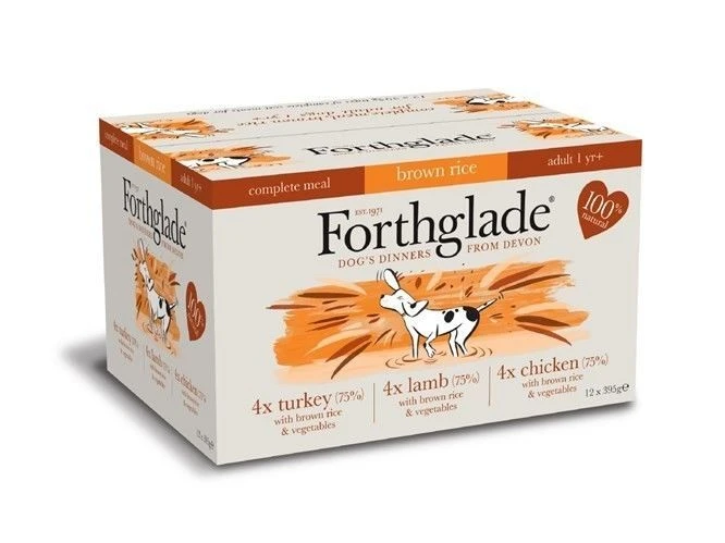 12 X 395 Forthglade Complete Adult Variety Pack - Turkey, Lamb & Chicken 1 12 X 395 Forthglade Complete Adult Variety Pack - Turkey, Lamb & Chicken