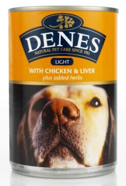12 X Denes Light With Chicken & Liver + Herbs Wet Dog Food 400g