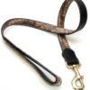 Vital Pet Products Fox Leather Dog Lead Brown