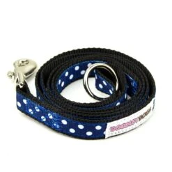 Great&Small Doodley Dogs Ribbon Nylon Lead Blue