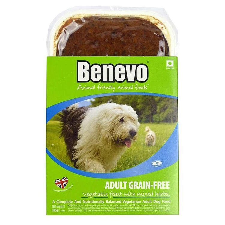 10 X 395g Benevo Grain-Free Vegetarian Feast With Mixed Herbs 1 10 X 395g Benevo Grain-Free Vegetarian Feast With Mixed Herbs