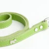 Doggy Things Westie Leather Dog Lead Green