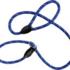 Dog & Co Mountain Rope Slip Lead Blue Reflective 150cm