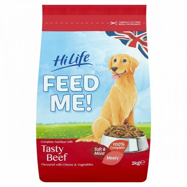 HiLife FEED ME! With Beef Dog Food 1 HiLife FEED ME! With Beef Dog Food
