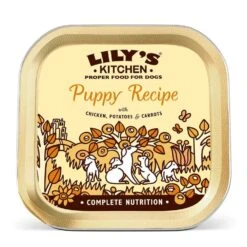 10 X 150g Lily's Kitchen Wet Dog Tray Puppy Recipe Chicken
