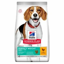 Hill's Science Plan Adult Perfect Weight Medium Dry Dog Food Chicken 2kg