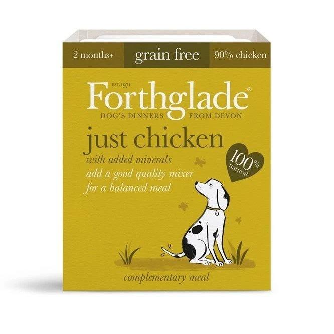 18 X 395g Forthglade Just Chicken Natural Wet Dog Food 1 18 X 395g Forthglade Just Chicken Natural Wet Dog Food