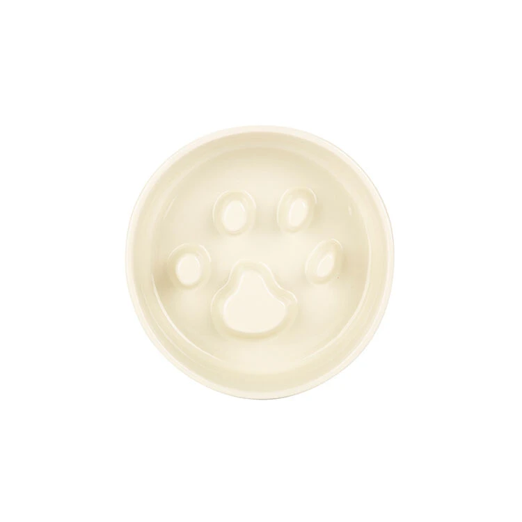 Scruffs® Icon Slow Feeder Pet Bowl Cream 2 Scruffs® Icon Slow Feeder Pet Bowl Cream - Image 2