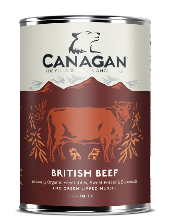 6 X 400g Canagan British Braised Beef Wet Dog Food 1 6 X 400g Canagan British Braised Beef Wet Dog Food