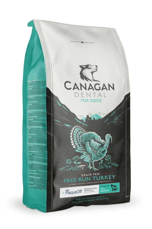 Canagan Dental Free Run Turkey Grain Free Dry Dog Food 1 Canagan Dental Free Run Turkey Grain Free Dry Dog Food