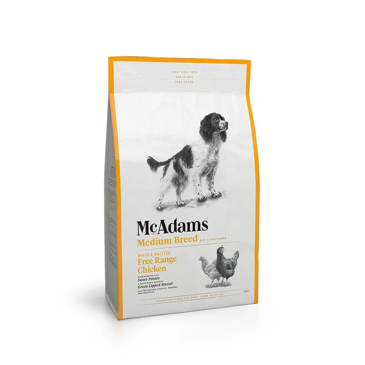 McAdams Free Range Chicken Medium Breed Dry Dog Food 2 McAdams Free Range Chicken Medium Breed Dry Dog Food - Image 2