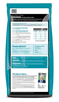 Burns Original Chicken And Brown Rice -Cheap Bowls And Food Store Original Chicken 12kg reverse