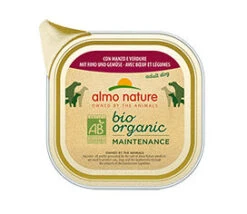 32 X Almo Nature Bio Organic Maintenance With Beef And Vegetables 100g