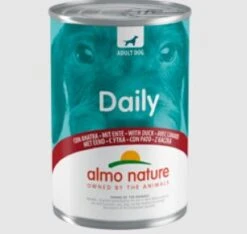 24 X Almo Nature Daily With Duck Wet Dog Food 400g