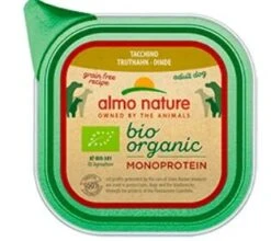 11 X Almo Nature Bio Organic With Turkey Dog Food 150g