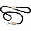Dog & Co Supersoft Rope Trigger Lead Black