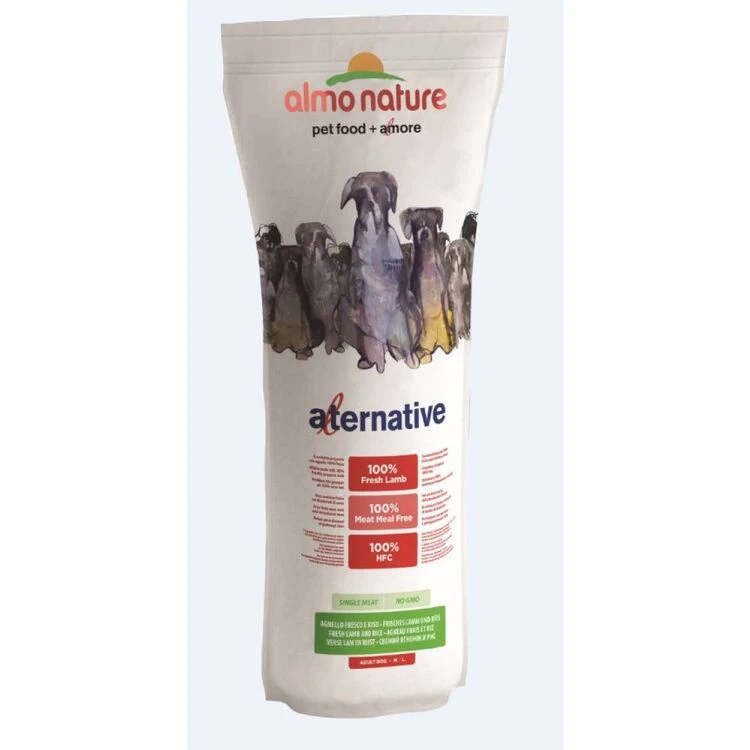 Almo Nature HFC Alternative Dry Dog Adult Med-lge Fresh Lamb And Rice 1 Almo Nature HFC Alternative Dry Dog Adult Med-lge Fresh Lamb And Rice