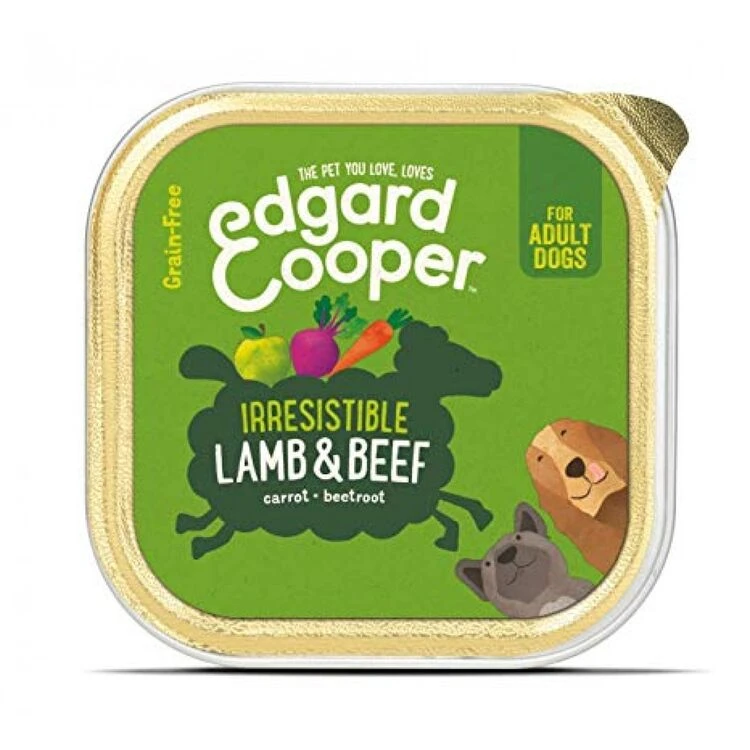 11 X Edgard & Cooper Dog Wet Cup Lamb & Beef 150g 1 11 X Edgard & Cooper Dog Wet Cup Lamb & Beef 150g