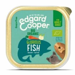 17 X Edgard & Cooper Dog Wet Cup Organic Fish 100g