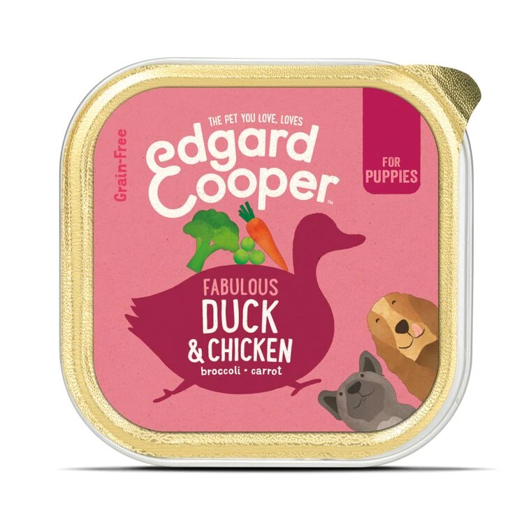 11 X Edgard & Cooper Dog Wet Cup Duck & Chicken 150g 1 11 X Edgard & Cooper Dog Wet Cup Duck & Chicken 150g