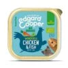 17 X Edgard & Cooper Dog Wet Cup Organic Chicken & Fish 100g