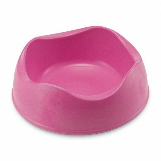 Beco Eco-Friendly Bamboo Dog Bowl Pink 1 Beco Eco-Friendly Bamboo Dog Bowl Pink