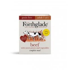 18 X Forthglade Dog Adult Complete Meal Beef With Sweet Potato & Veg 395g