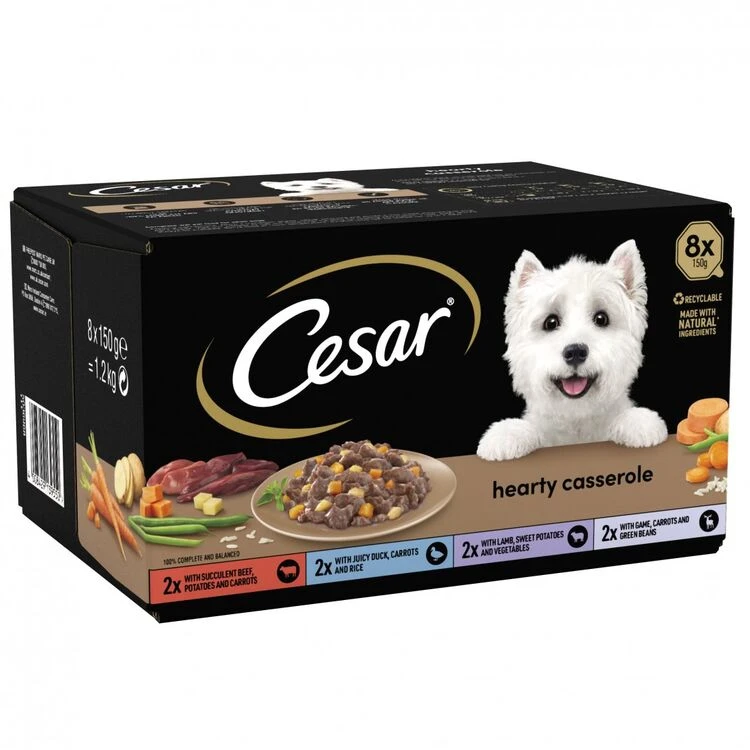 Cesar Hearty Casserole Mixed Selection Wet Dog Food 1 Cesar Hearty Casserole Mixed Selection Wet Dog Food