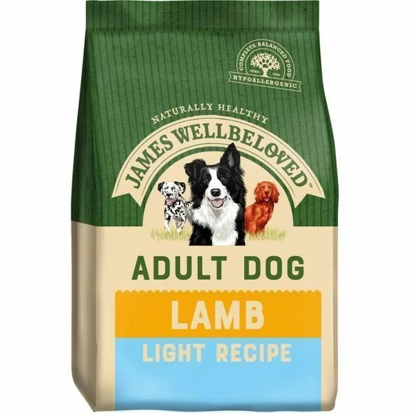 James Wellbeloved Lamb & Rice Light Adult Dry Dog Food 1 James Wellbeloved Lamb & Rice Light Adult Dry Dog Food