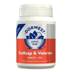 Dorwest Scullcap & Valerian Tablets For Pets -Cheap Bowls And Food Store sv200