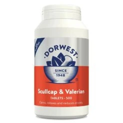 Dorwest Scullcap & Valerian Tablets For Pets -Cheap Bowls And Food Store sv500