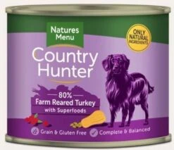 Country Hunter Farm Reared Turkey Wet Dog Food Can
